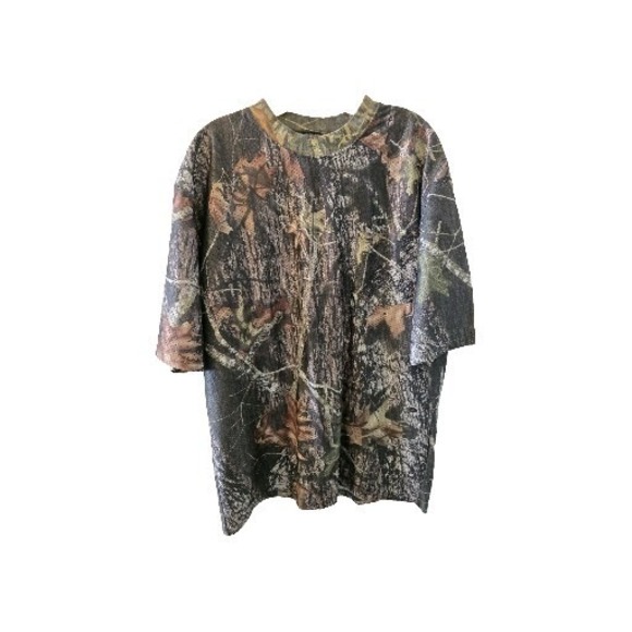 Red Head Prairie Camouflage Men's T-Shirt Short Sleeve Crew Neck Size L - Picture 2 of 8